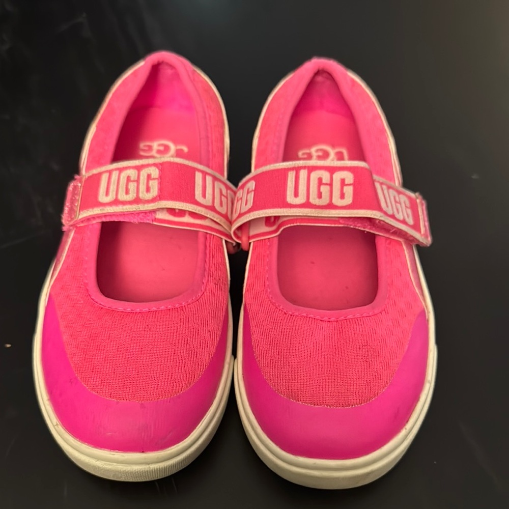 UGG Pink Slip-On Sneakers with Adjustable Strap